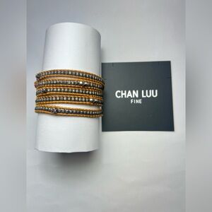 New Chan Luu Wrap Leather Bracelet Skull 925
Sterling Silver Nugget